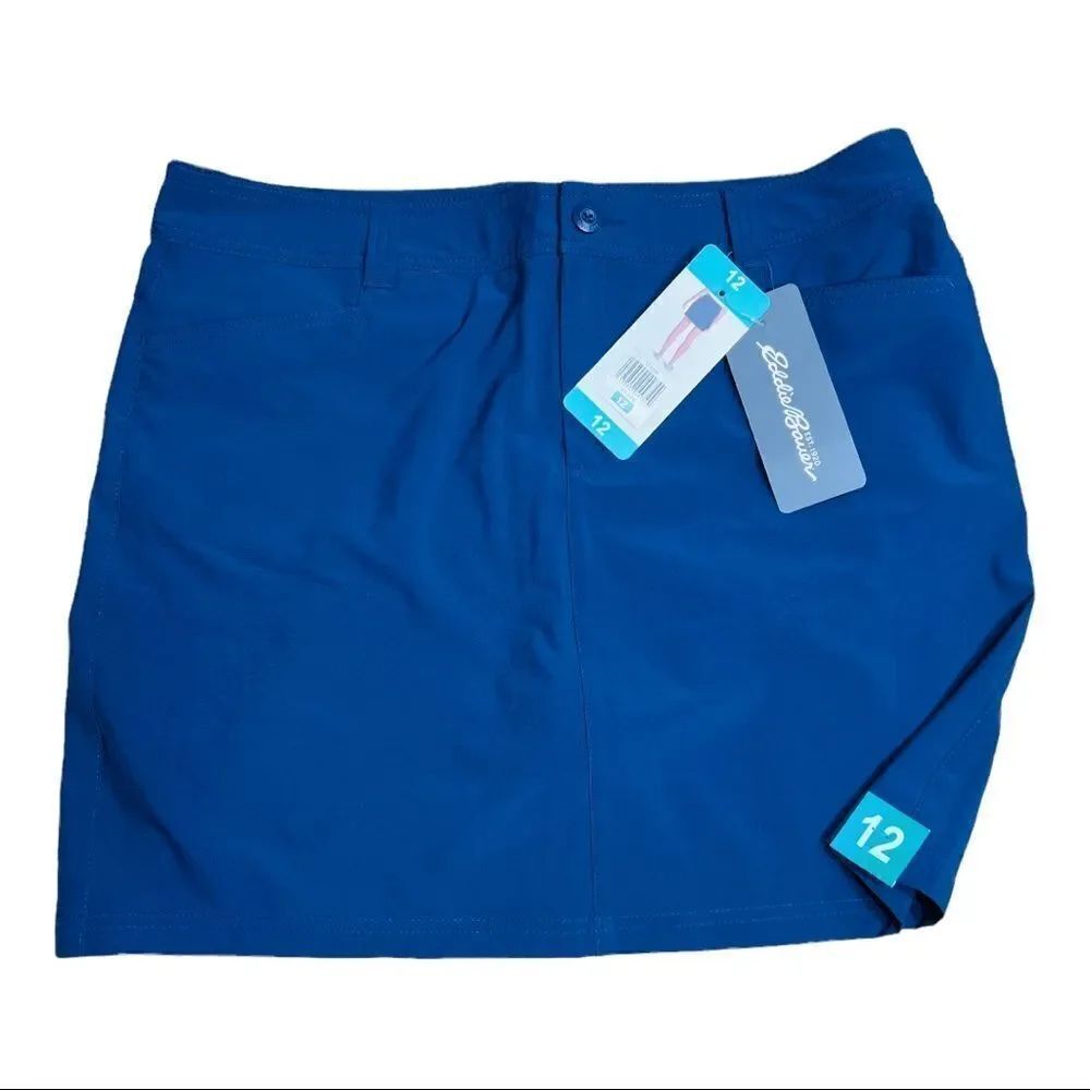 NEW!!! Eddie Bauer Women's Adventurer 2.0 Skort (Atlantic Size 12)